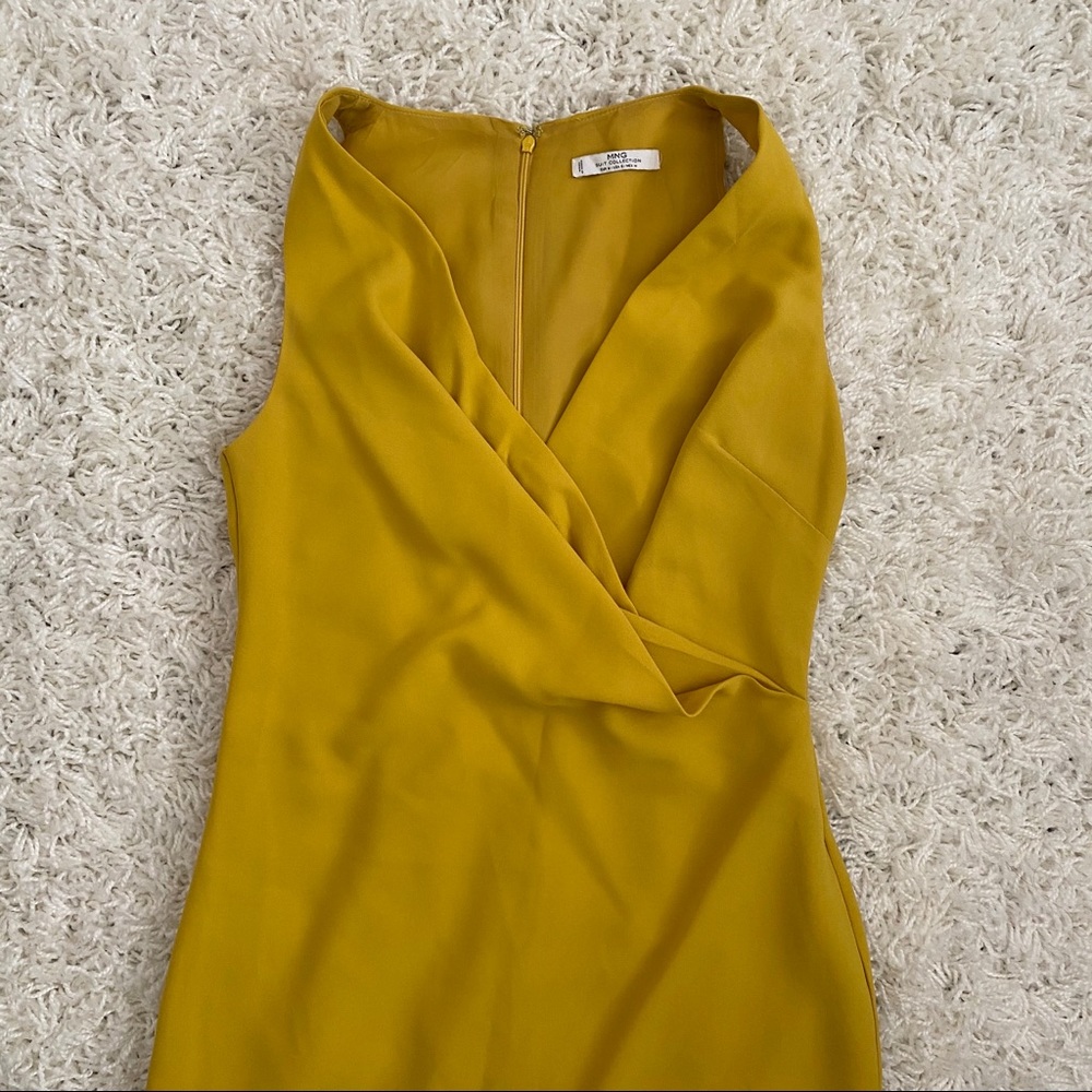 Yellow mustard dress